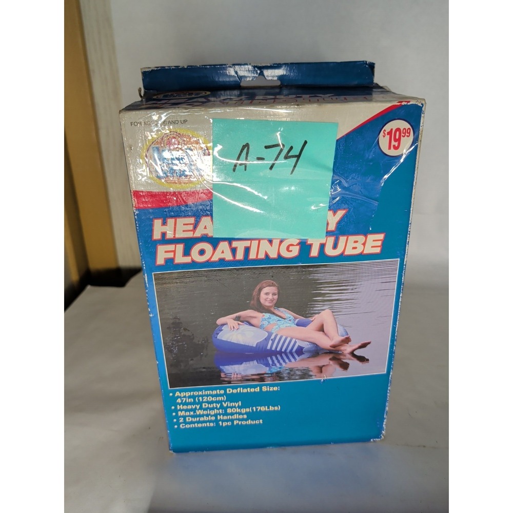 47"‎ Heavy Duty Floating Tube 2 Durable Handles Multicolor Floral Fun Zone New